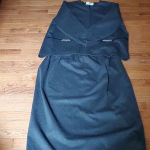 2 piece jacket and skirt